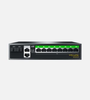 MT-SG1012PE 8POE+2GE+2SFP UPLINK GIGABIT POE Switch